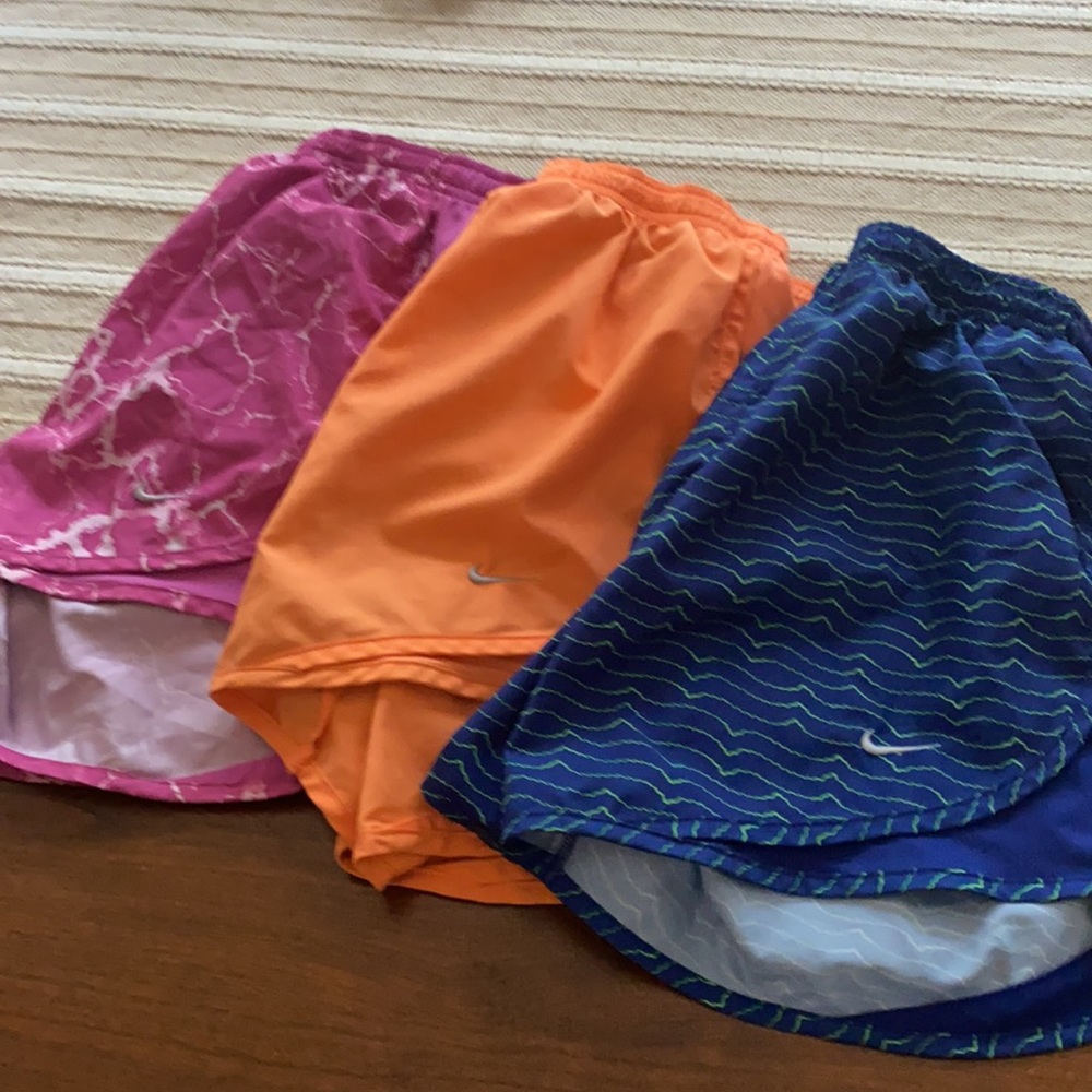 Nike shorts 3 pairs size small